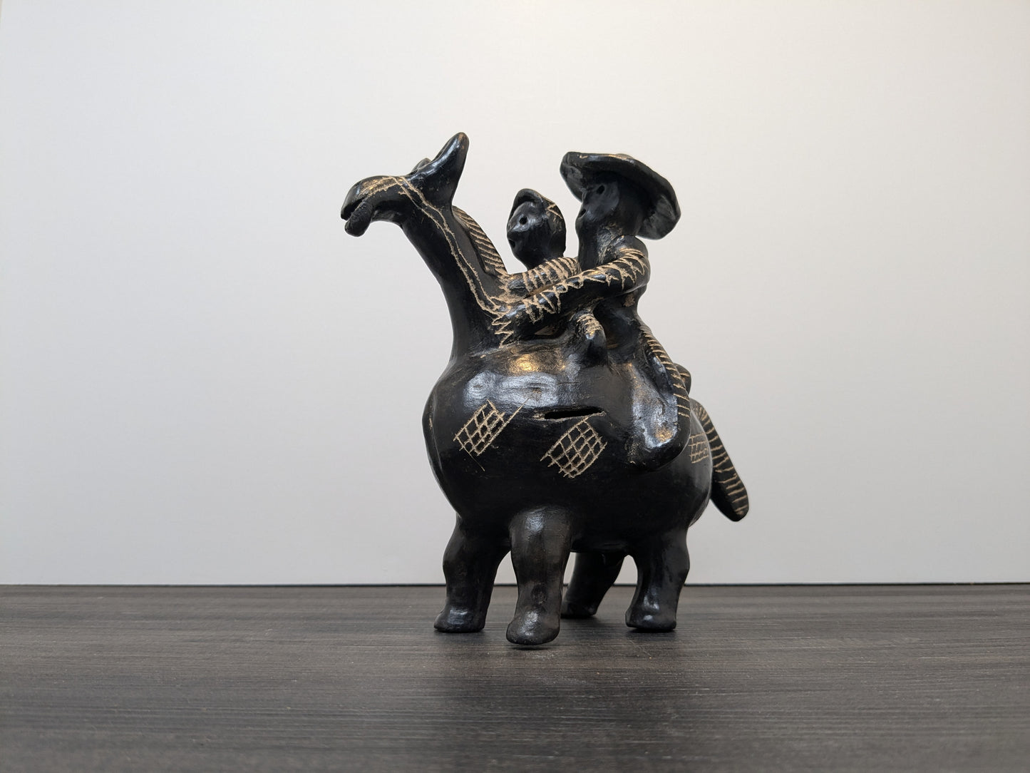 Práxedes Caro Quinchamali Pottery Chile| 20th Century Mestizo Traditional Chilean Decorative Pottery