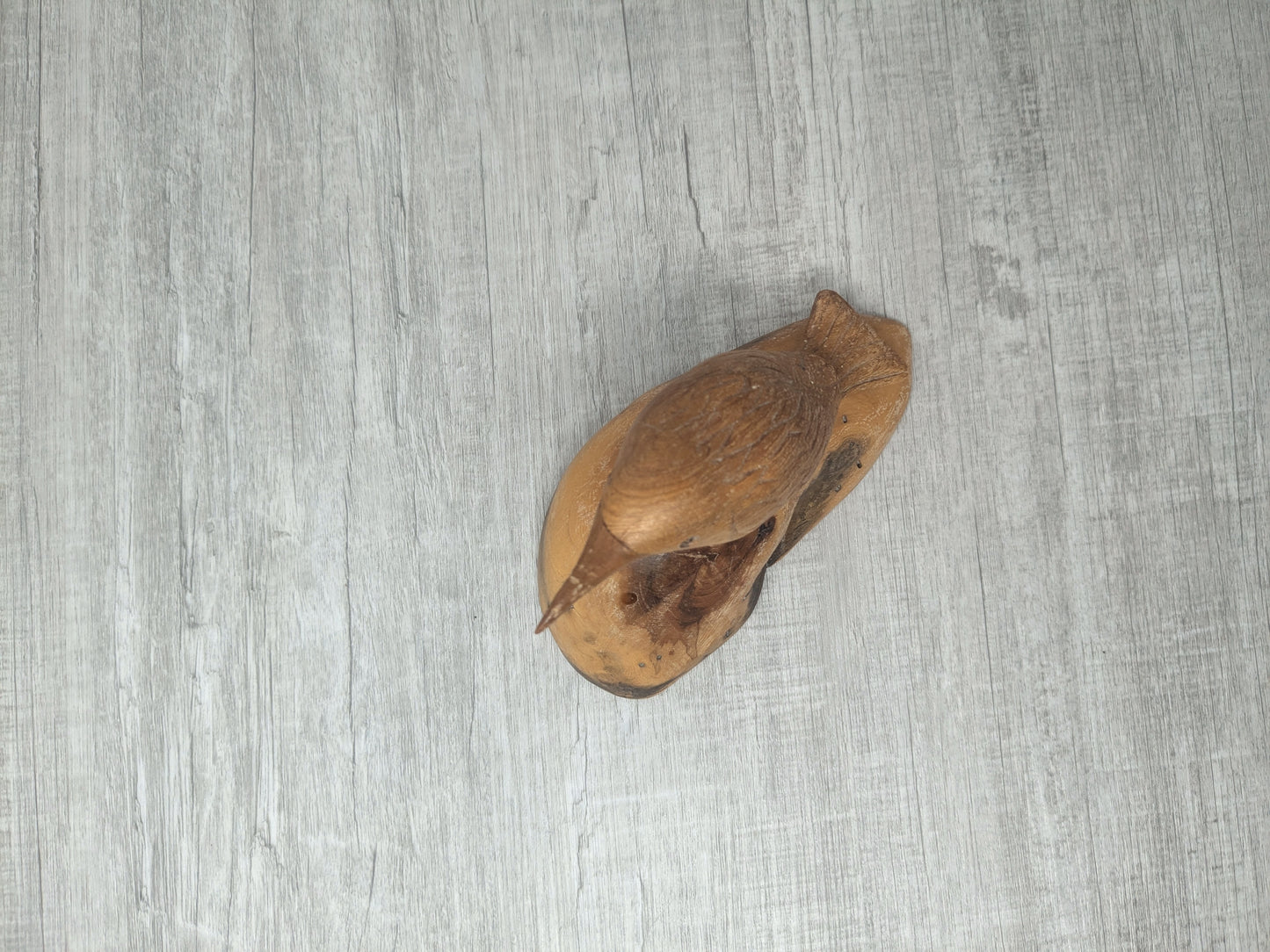 Red Fairhall Wood Carving | Red Tree Creeper Bird Carving