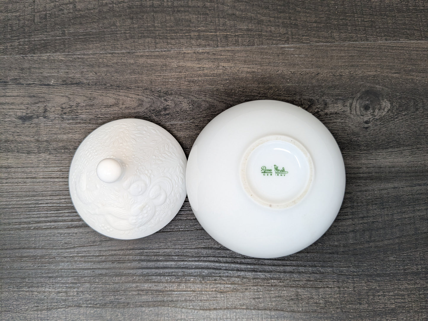 Bjørn Wiinblad Porcelain Lidded Jar | " The Magic Flute" Pattern for Rosenthal Germany