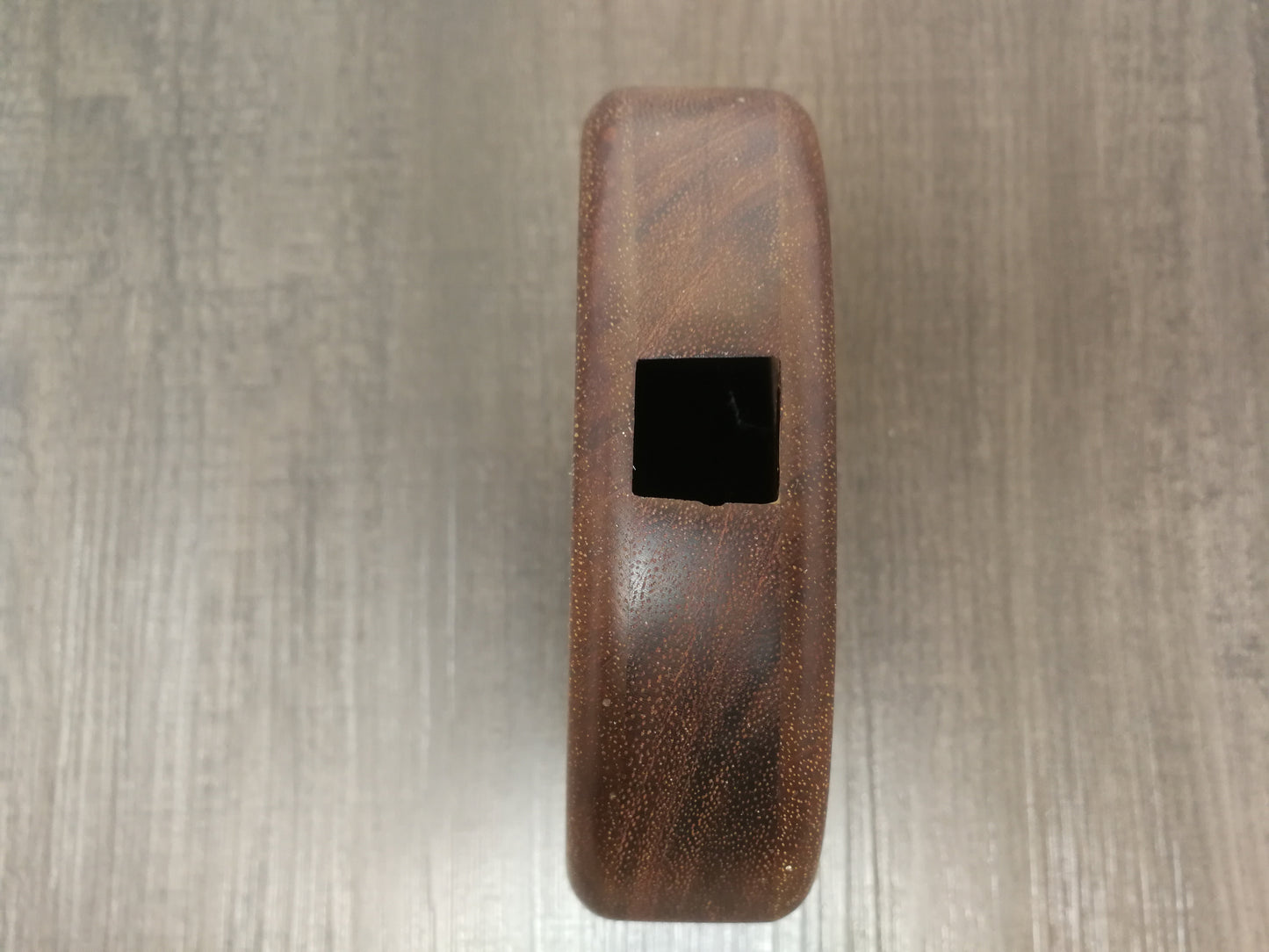 Round Walnut vase / Walnut bud vase