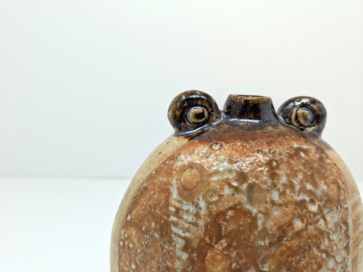 Ruth Porter Studio Pottery Vase | Classical Amphora Design