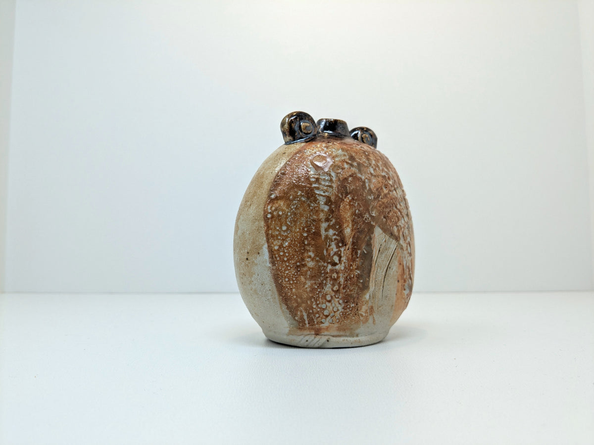 Ruth Porter Studio Pottery Vase | Classical Amphora Design