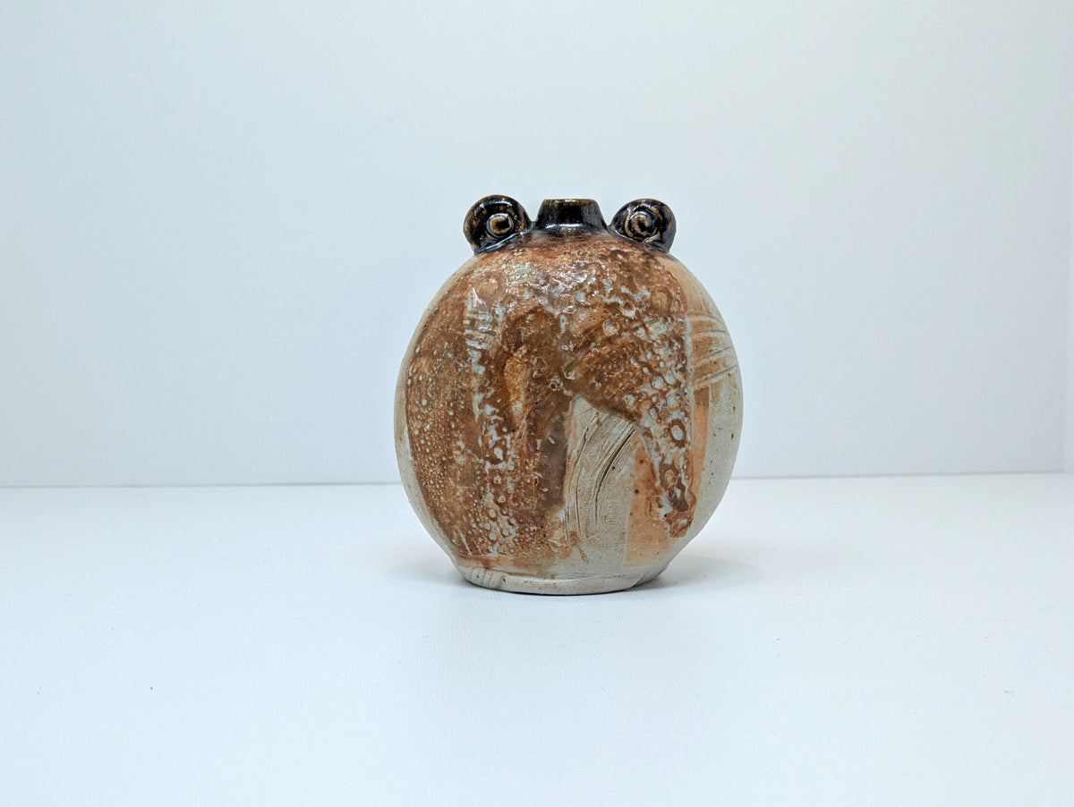 Ruth Porter Studio Pottery Vase | Classical Amphora Design