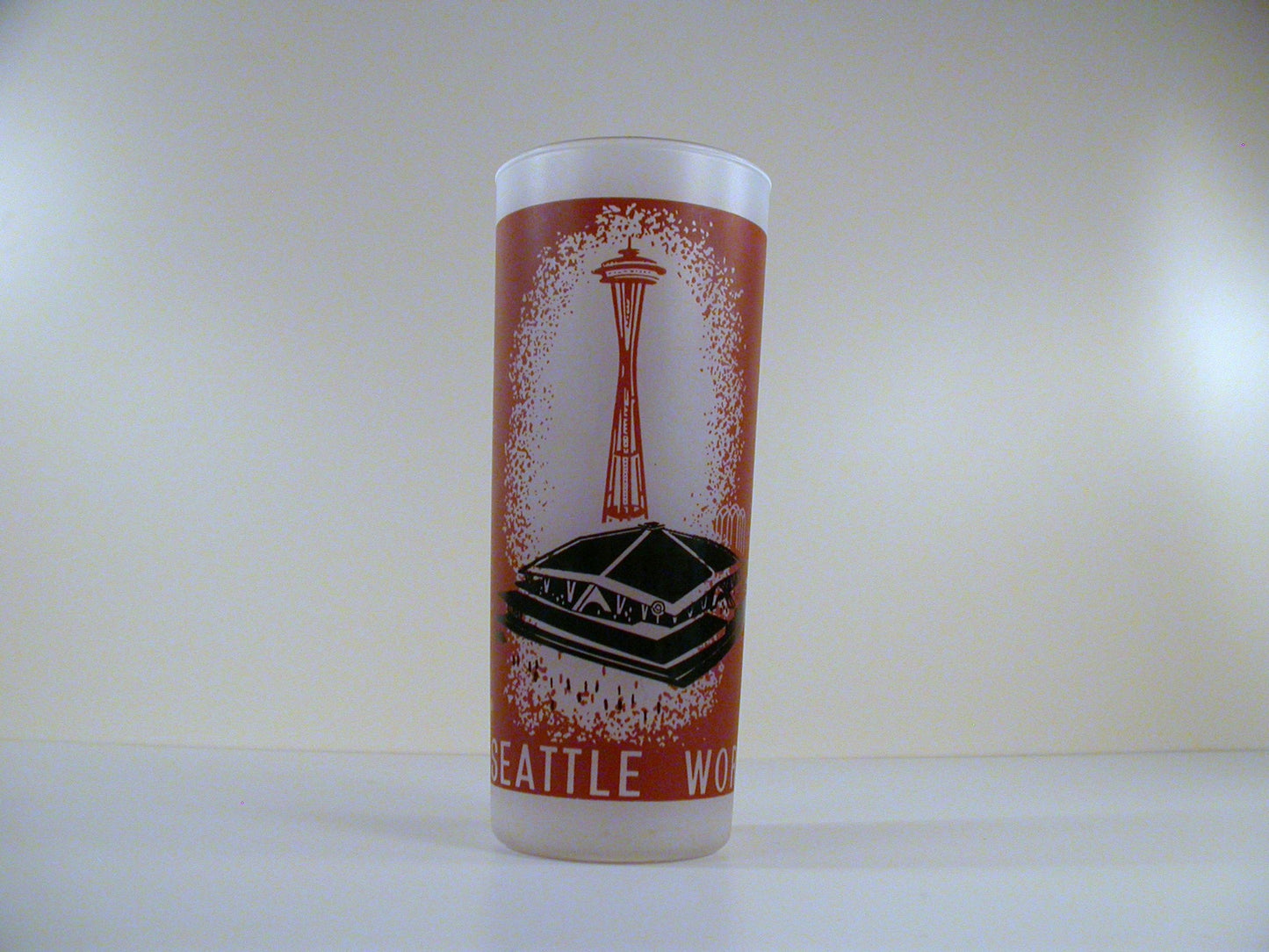 1962 Seattle World's Fair Drinking Glasses. Space Needle, Colisseum