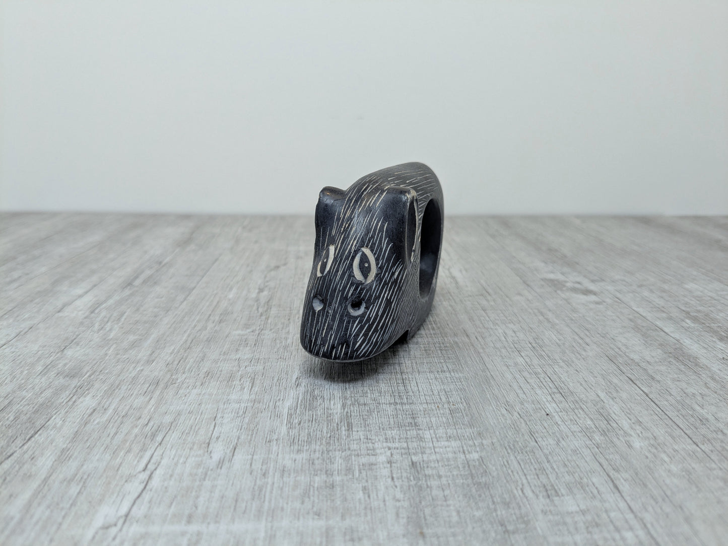 TABAKA / KE Vintage Soapstone Napkin Rings | Safari Animals