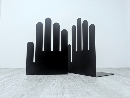 Spectrum Design Bookends | Black Hands Pop Art Bookends