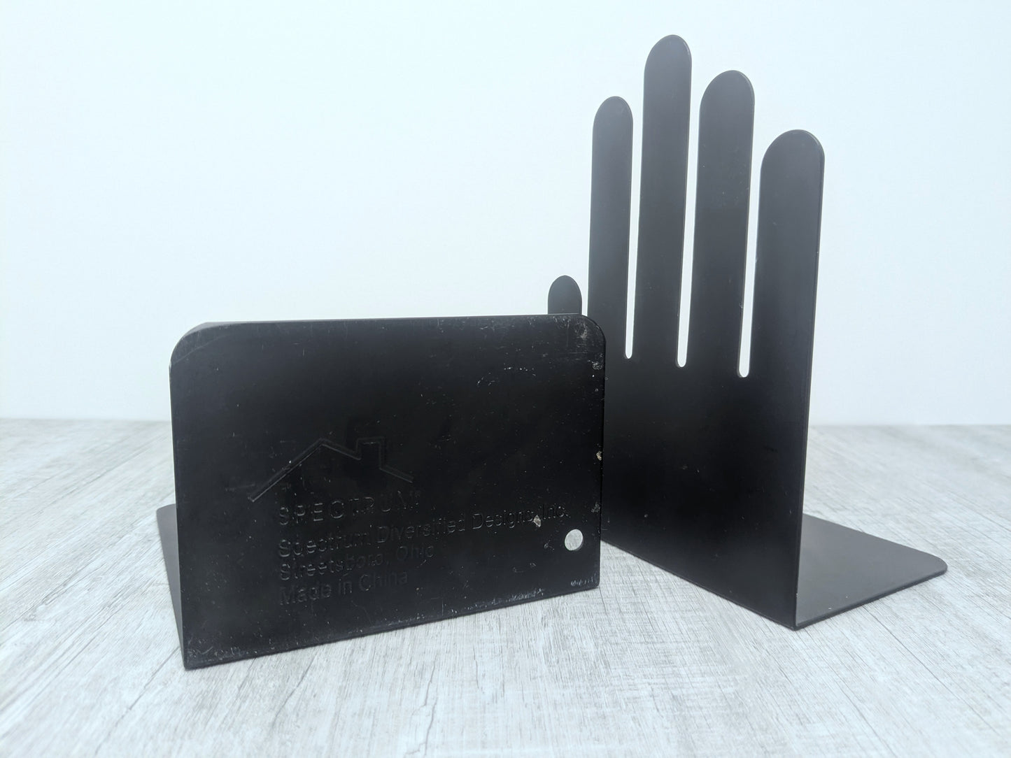 Spectrum Design Bookends | Black Hands Pop Art Bookends
