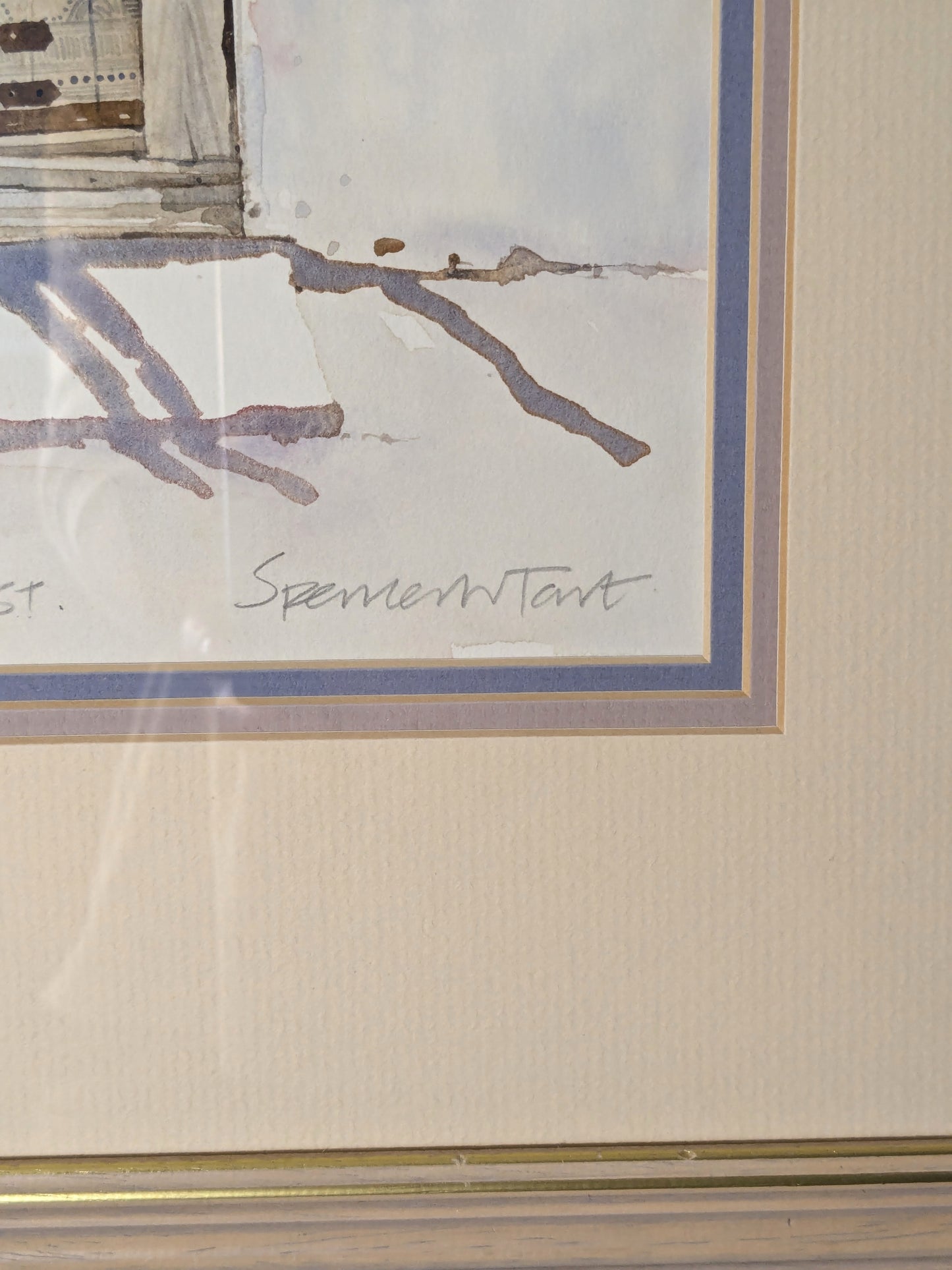 Spencer Tart Original Watercolour | Middle East Doorway Original Art