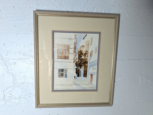 Spencer Tart Original Watercolour | Jeddah Historic City