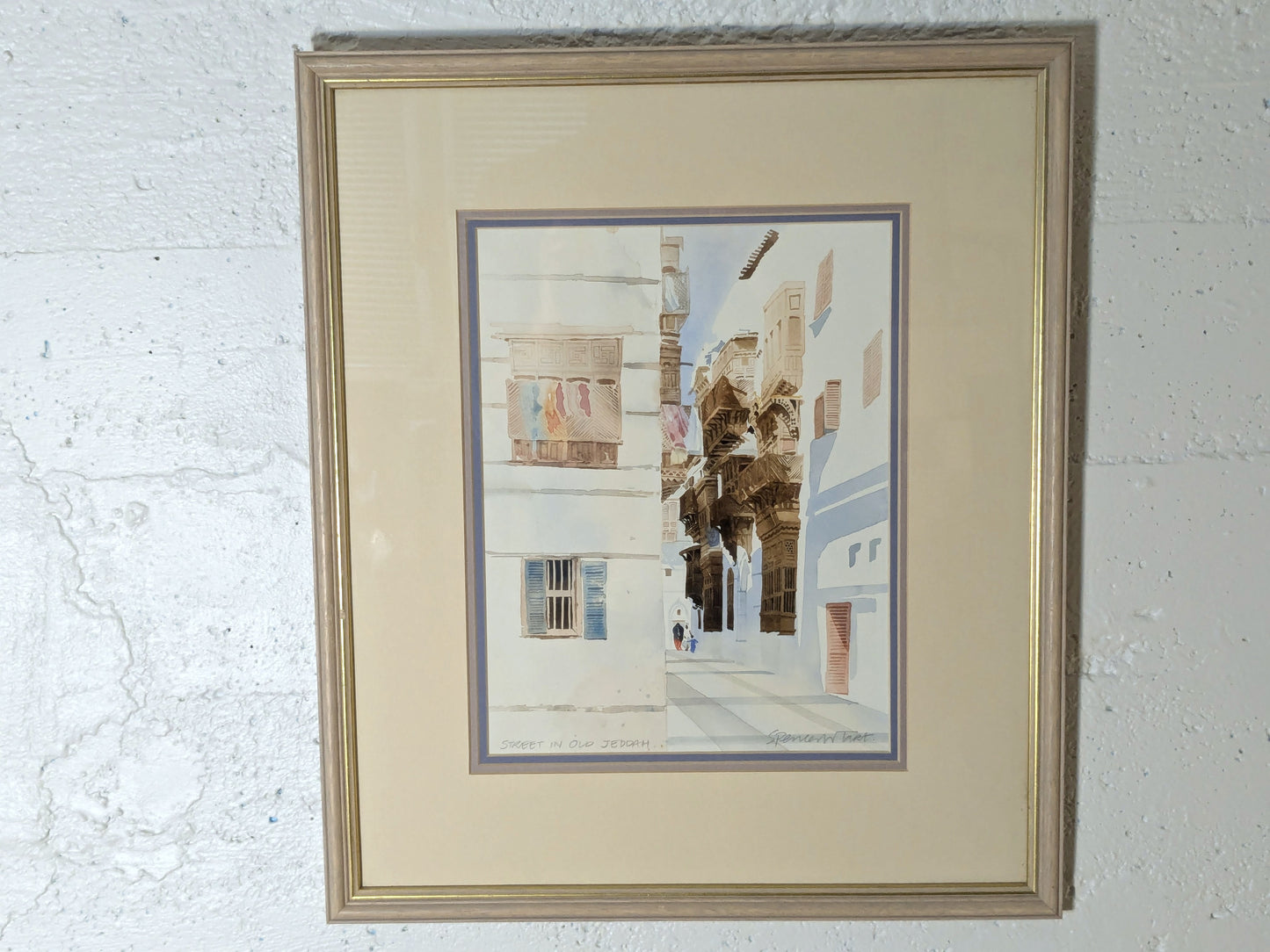 Spencer Tart Original Watercolour | Jeddah Historic City