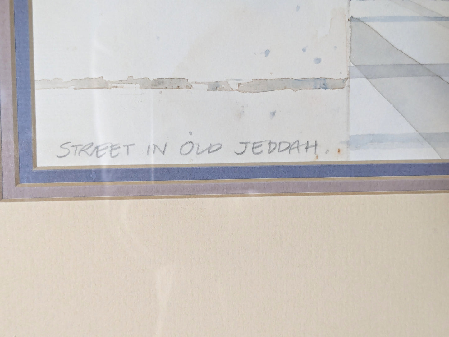 Spencer Tart Original Watercolour | Jeddah Historic City