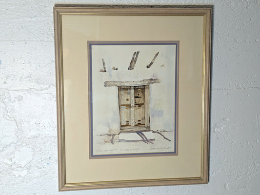 Spencer Tart Original Watercolour | Middle East Doorway Original Art