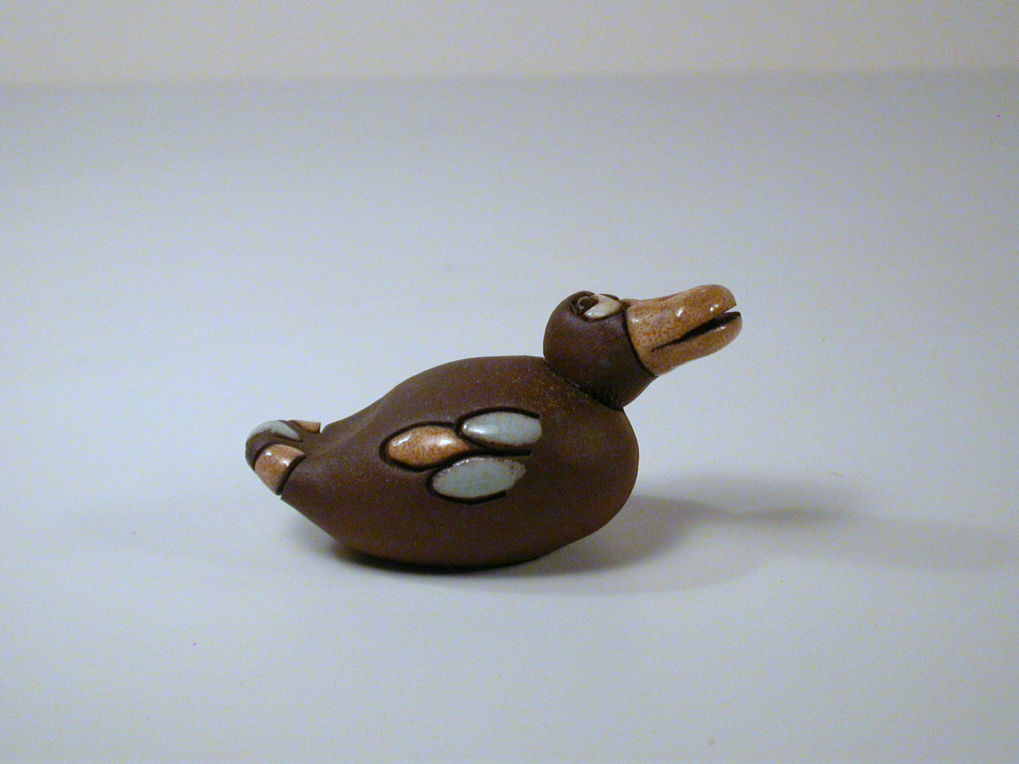 Marianne Suda Vintage Duck Figurine, Studio Pottery Duck Canada 1970's