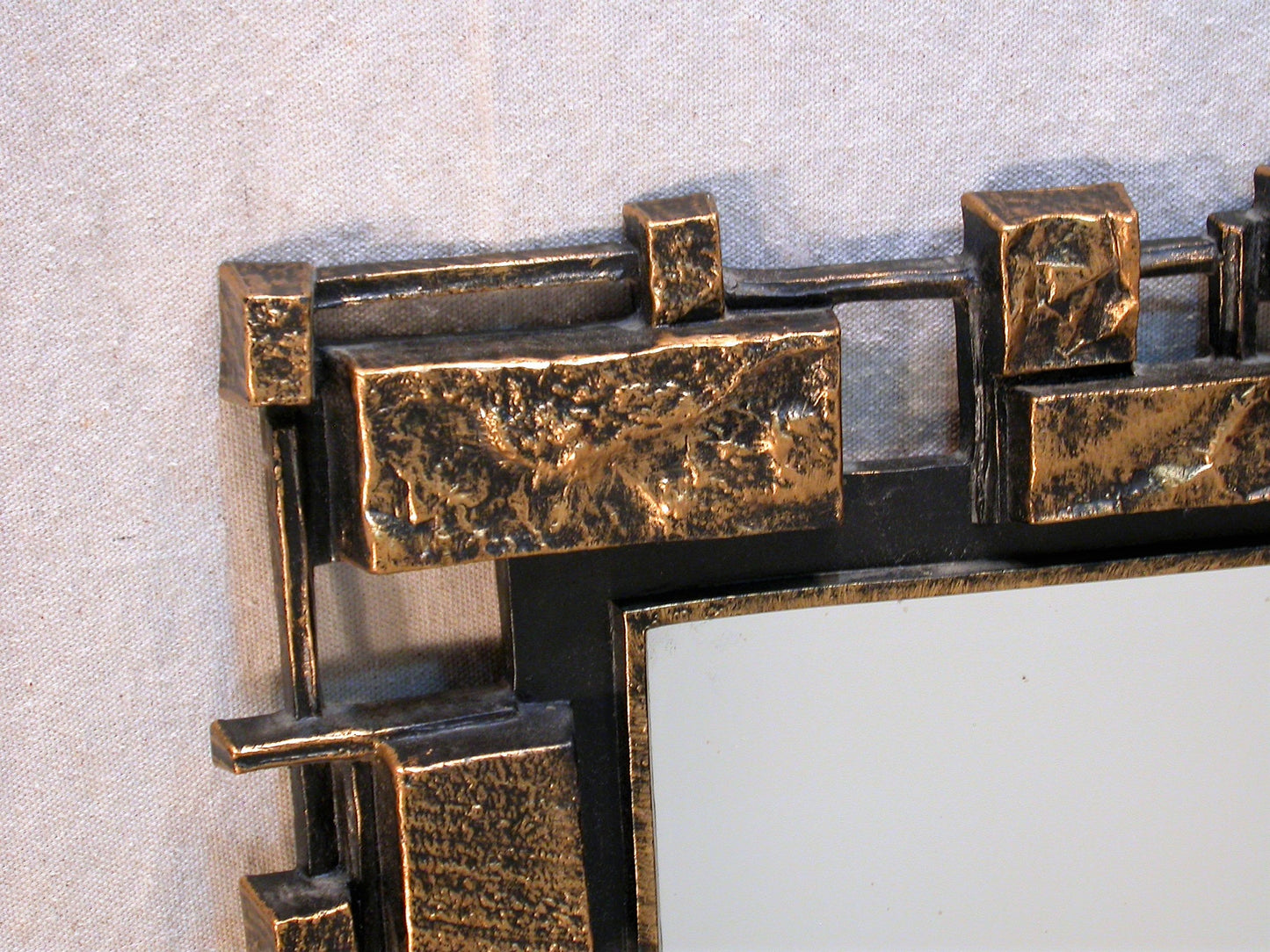 Syrocco Brutalist Mirror | Mid Century Mirror
