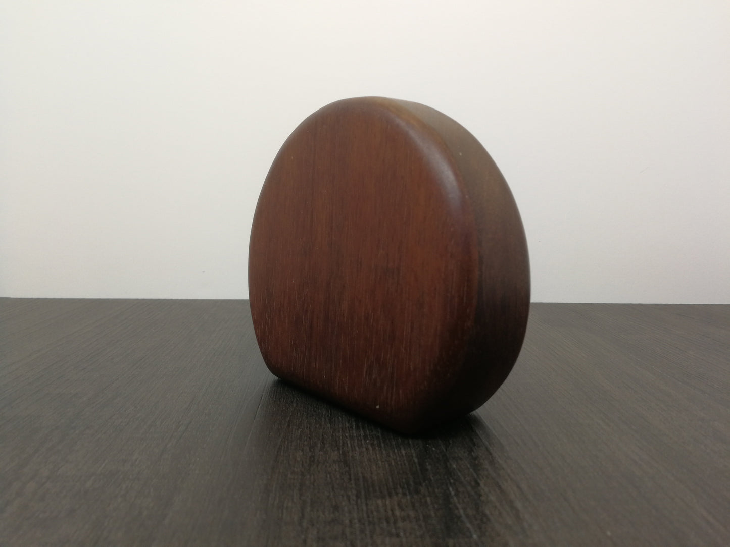Round Walnut vase / Walnut bud vase