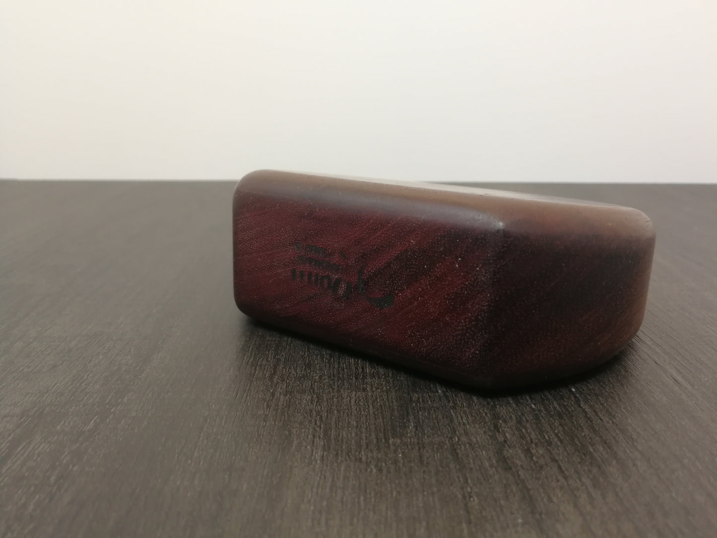 Round Walnut vase / Walnut bud vase