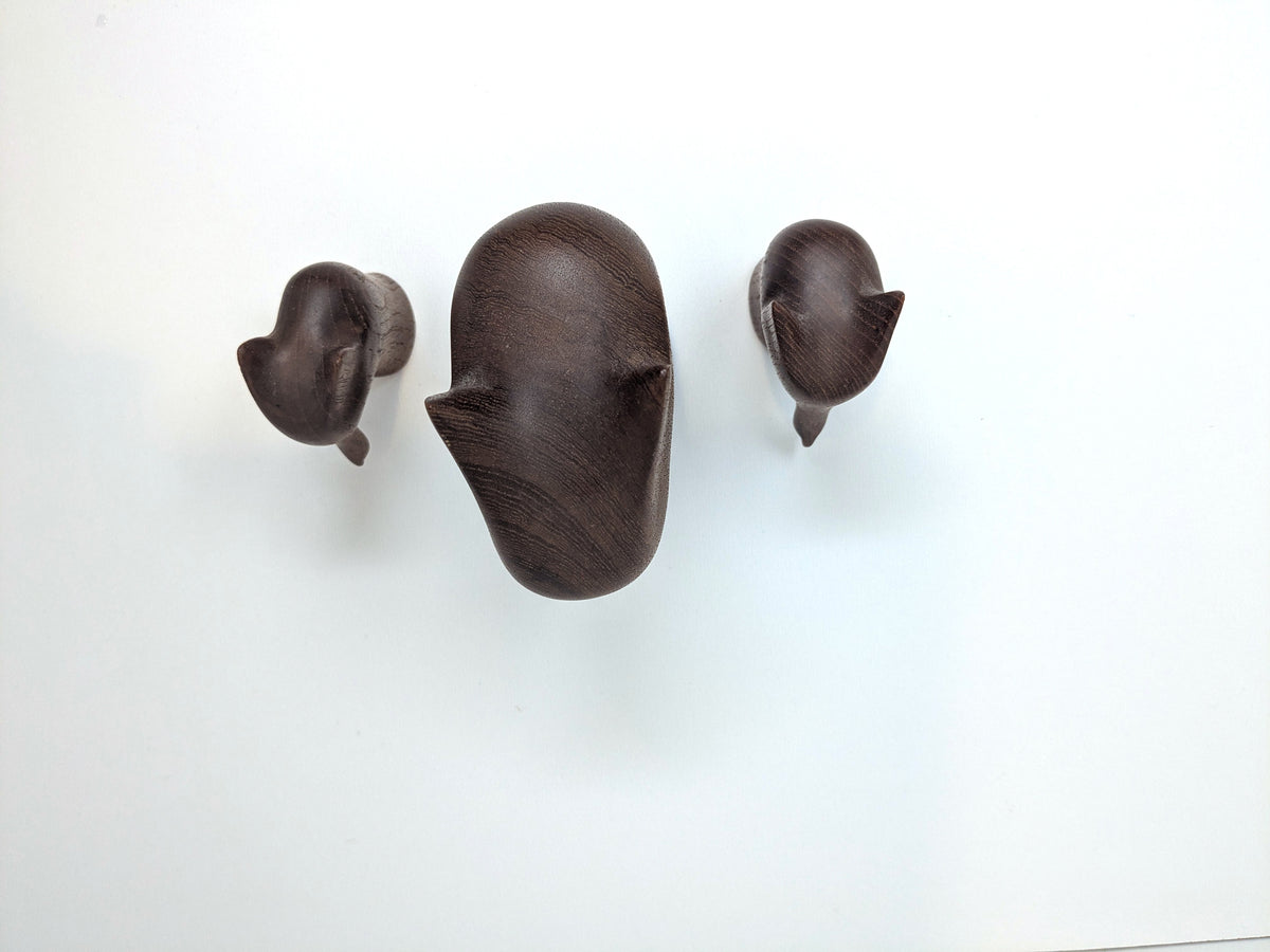 Teak elephants Danish Mid-Century Design | Set of 3