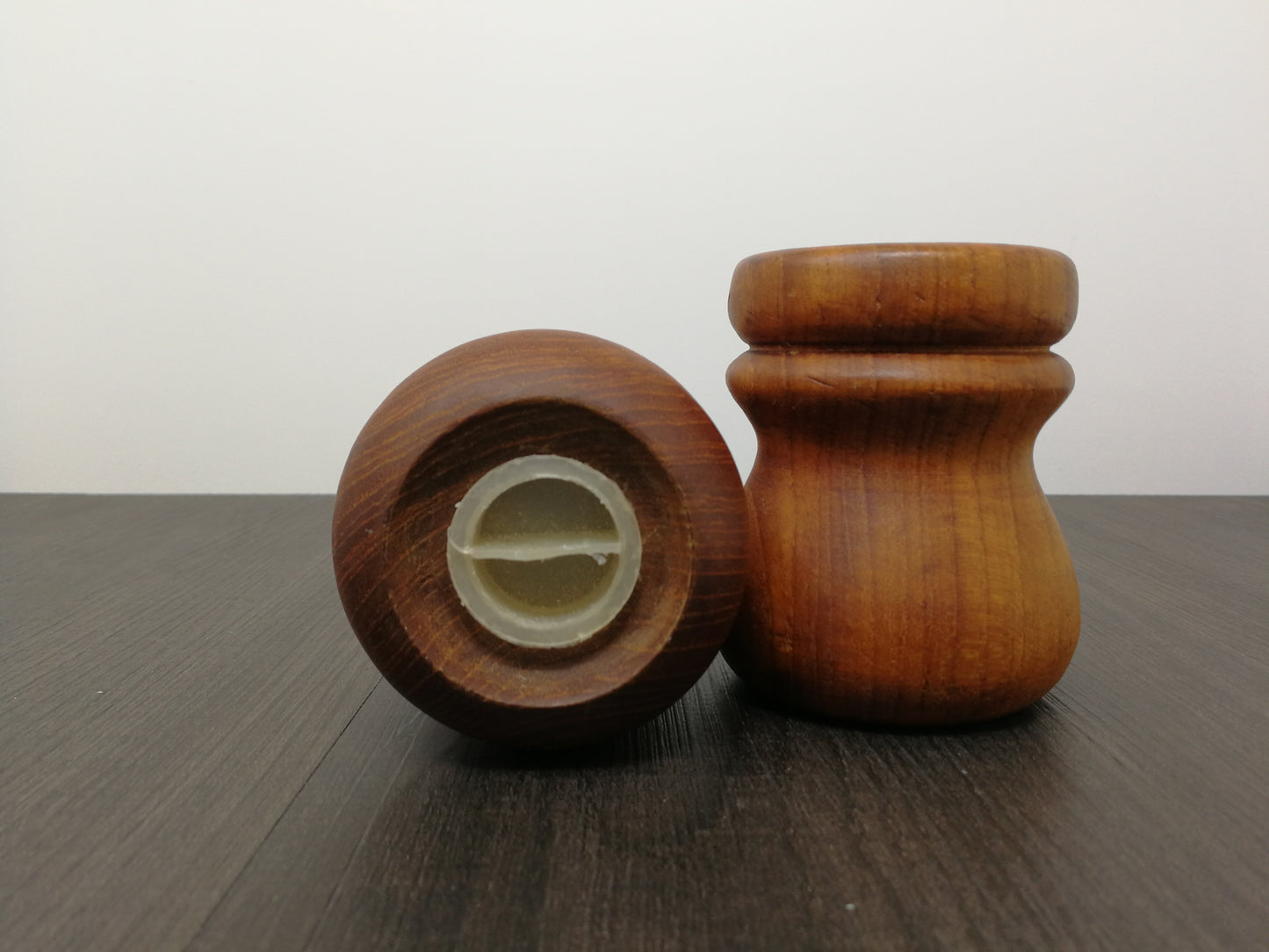 Teak Salt and Pepper Shakers | Mid Century Modern | Beautiful Wood Grain