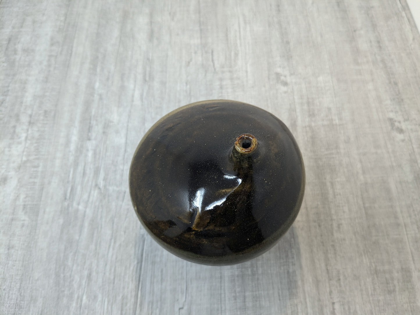 Ted Driediger Studio Pottery Mushroom Vase | Driediger Stoneware Vase