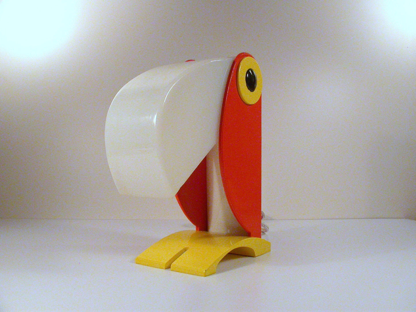 1960's Toucan Plastic Table lamp