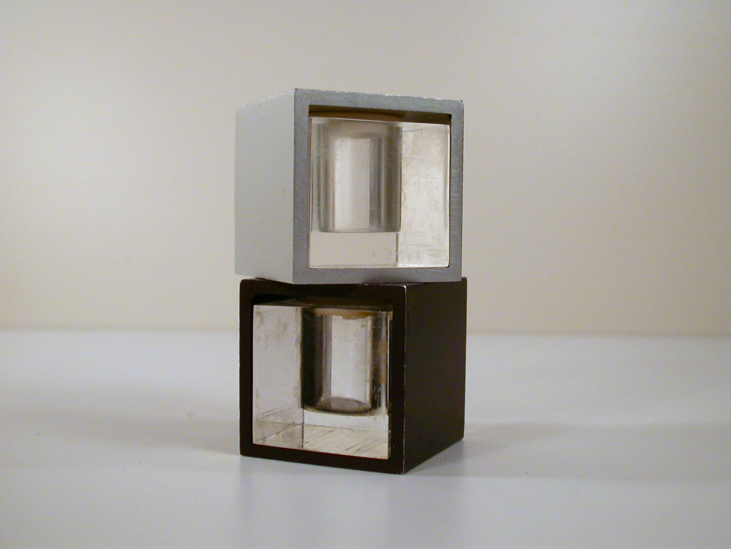 Tukilik Salt and Pepper Shakers | Aluminum and Lucite