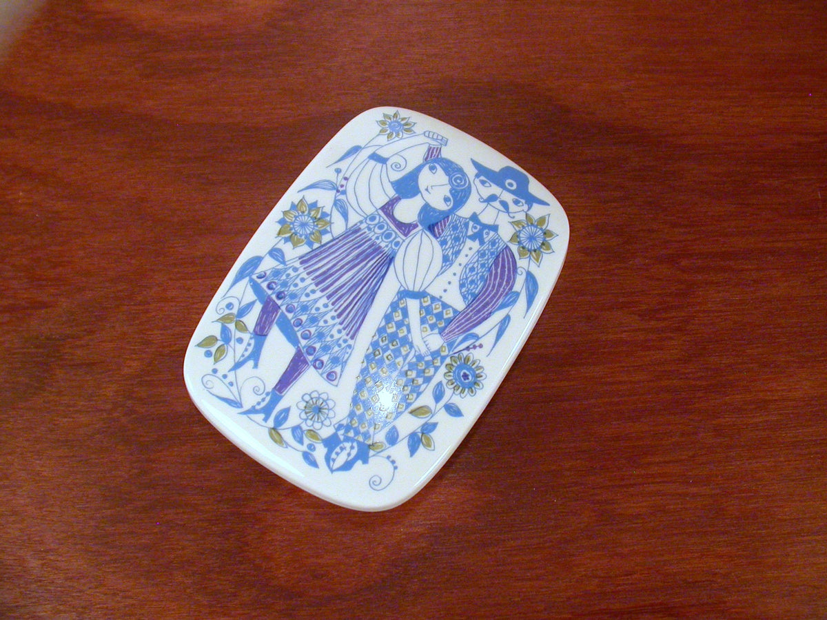 Turi Gramstad Oliver Lotte Pattern Butter Dish
