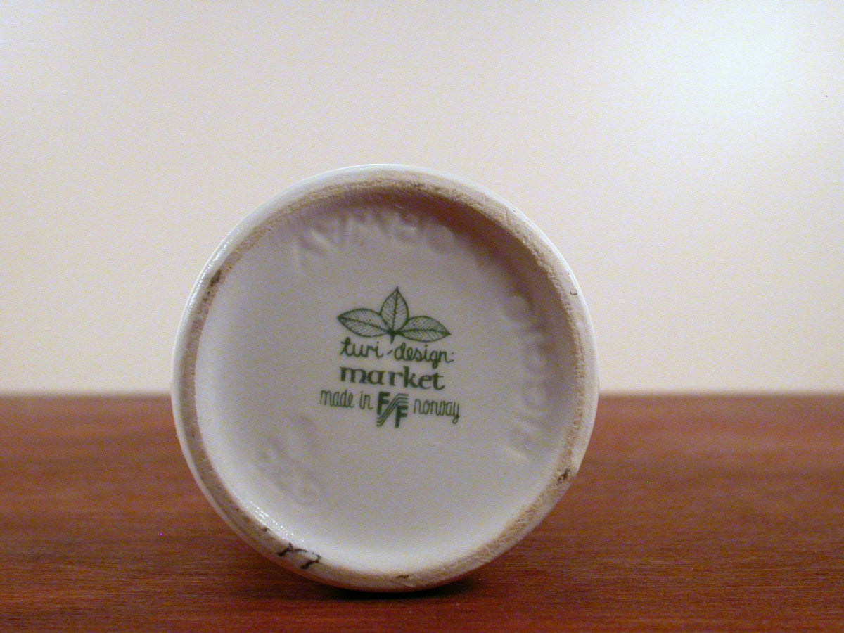 Turi Gramstad Oliver Designed Candle Stick Holder | Green Market Pattern