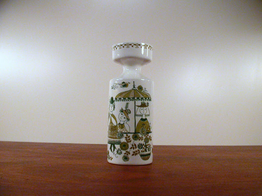 Turi Gramstad Oliver Designed Candle Stick Holder | Green Market Pattern