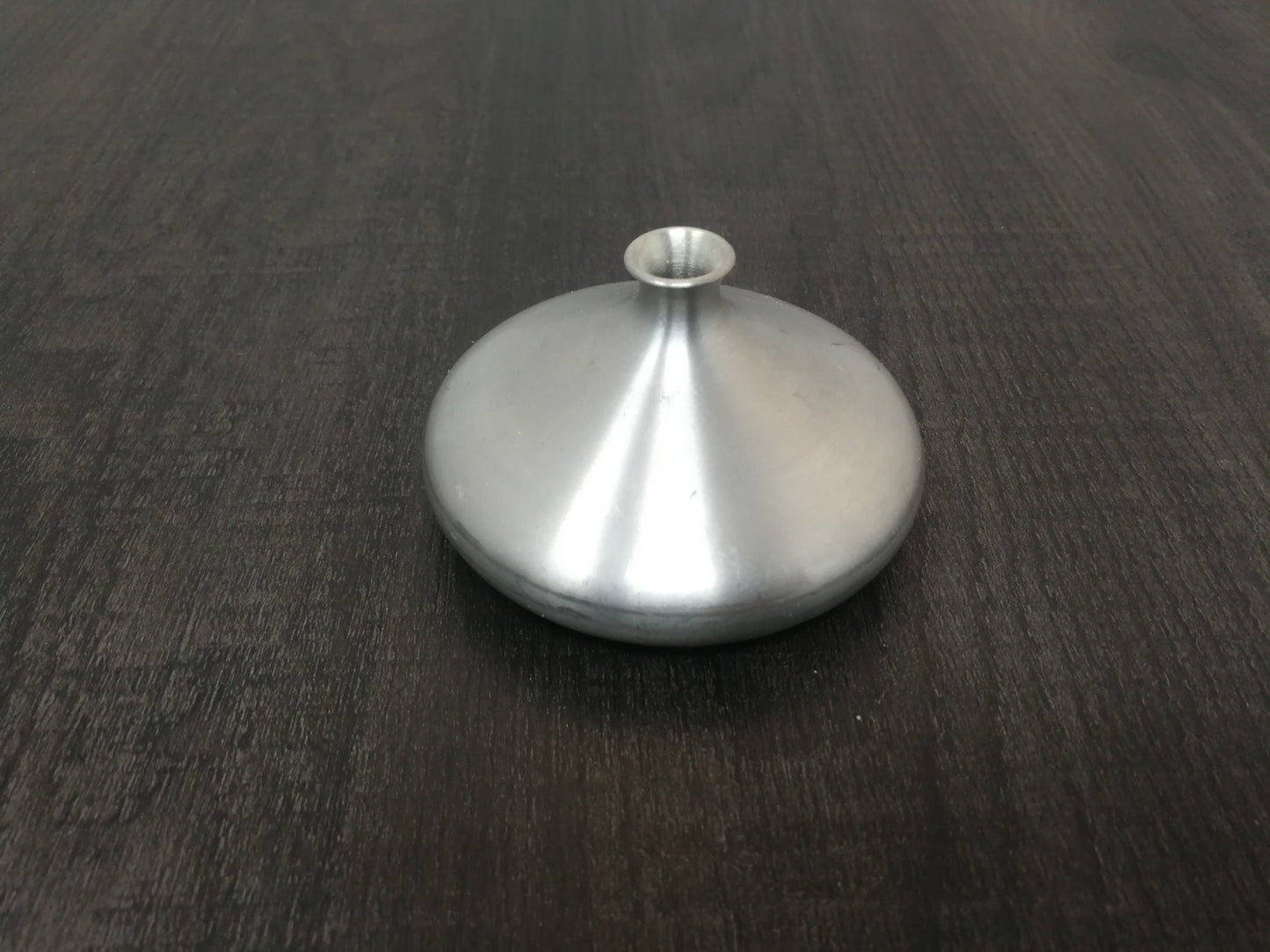 Selangor Pewter Bud Vase | Miniature Vase with Modern Lines | 1980's