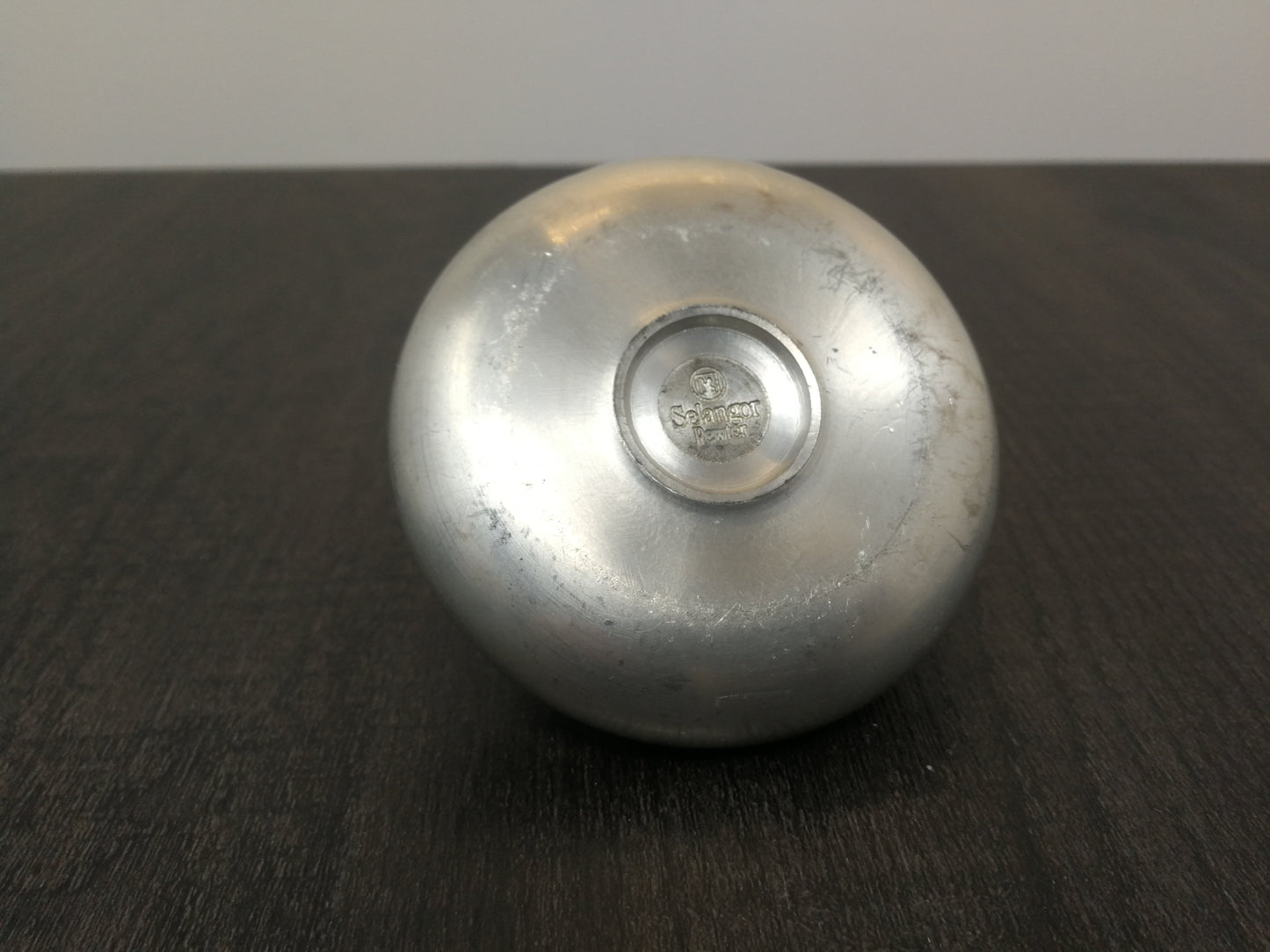 Selangor Pewter Bud Vase | Miniature Vase with Modern Lines | 1980's