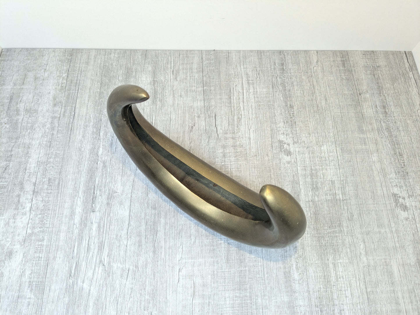 Korean Brass Crecent Moon Planter | Solid Brass MCM planter