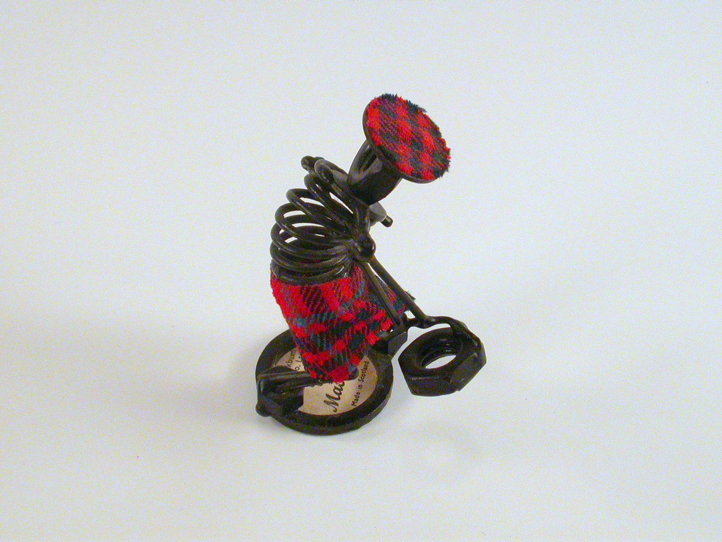 SCOTLAND Vintage Wee Mac Nut Curling Nuts and Bolts Sculpture | Vintage Travel Souvenir
