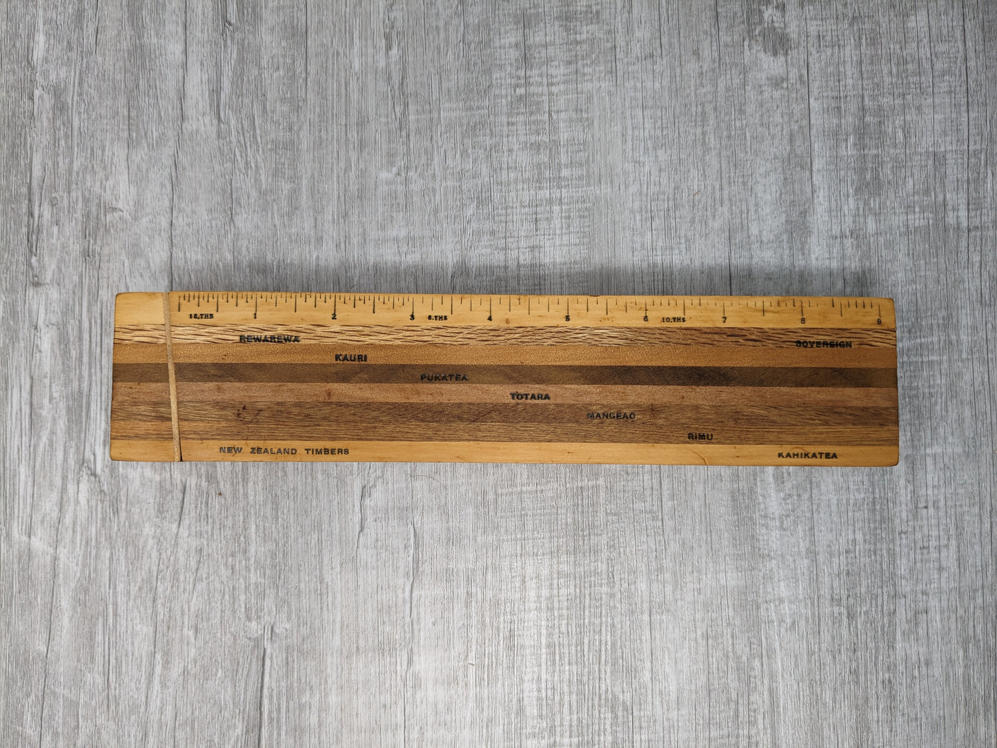 Vintage New Zealand Timbers Pencil Holder | Clapper Board Opening Mechanism