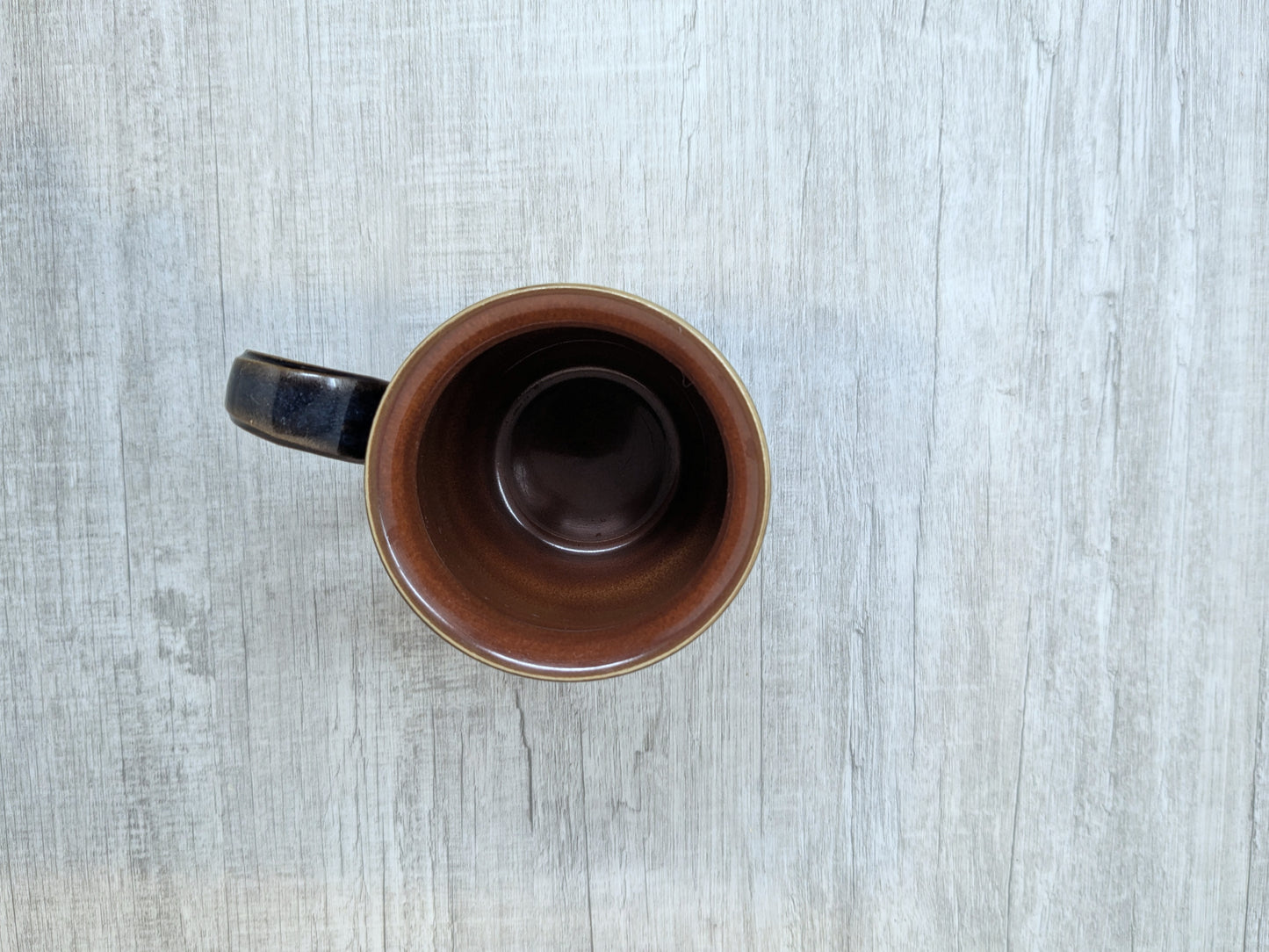 Denby-Langley Pottery Blue Tudor Flame Mug | British Pottery