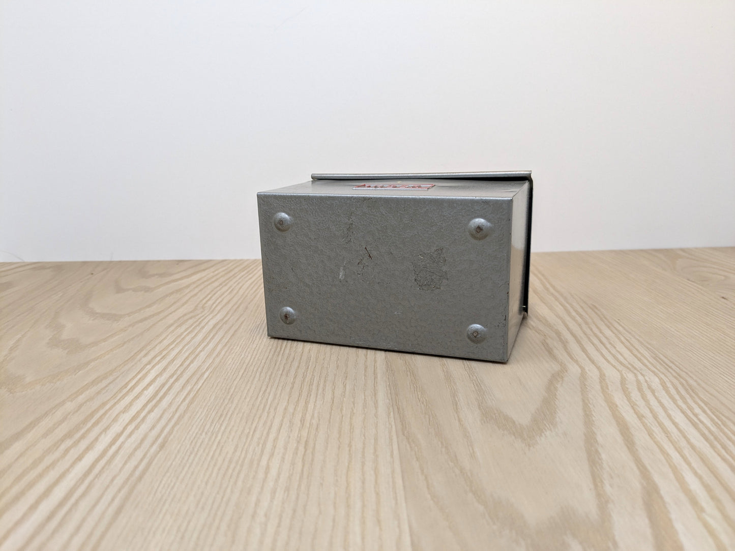 Grey Powder Coated Index Box | Metal Storage Box