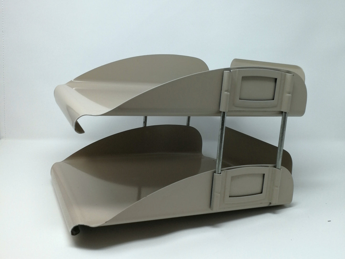 Industrial Metal Filing Trays | Vintage Stacked Office Trays