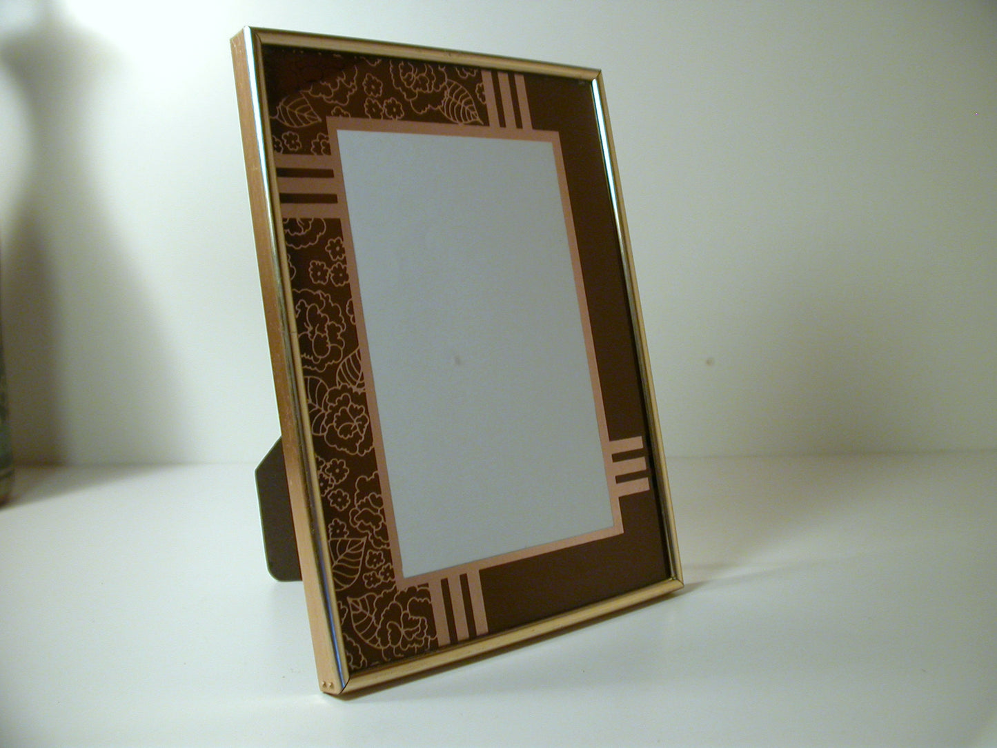 Modern Reverse Painted Picture Frame | 1970's Modern Frame
