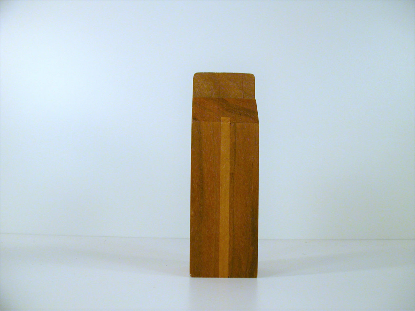 Walnut Wheat Pool Vintage Tourist Souvenir, Wood Wheat Pool Silo Model Saskatchewan, Walnut Modernist Miniature Interpretation