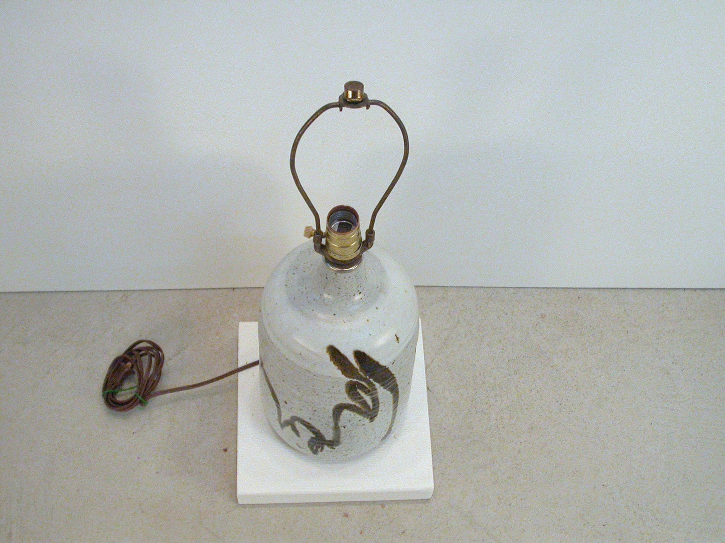 Walter Dexter Table Lamp | Studio Pottery Stoneware |