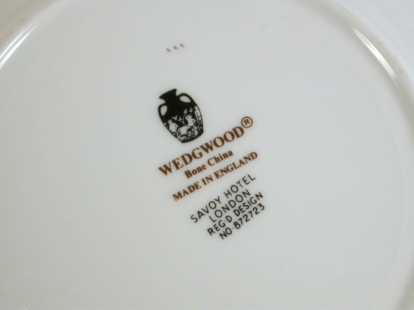 Savoy Hotel Wedgwood Bread Plate | Vintage Hotelware