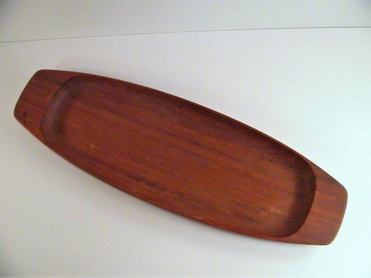 Wiggers Solid Teak Tray,  made for Illums Bolighus Denmark, Mid Century Design