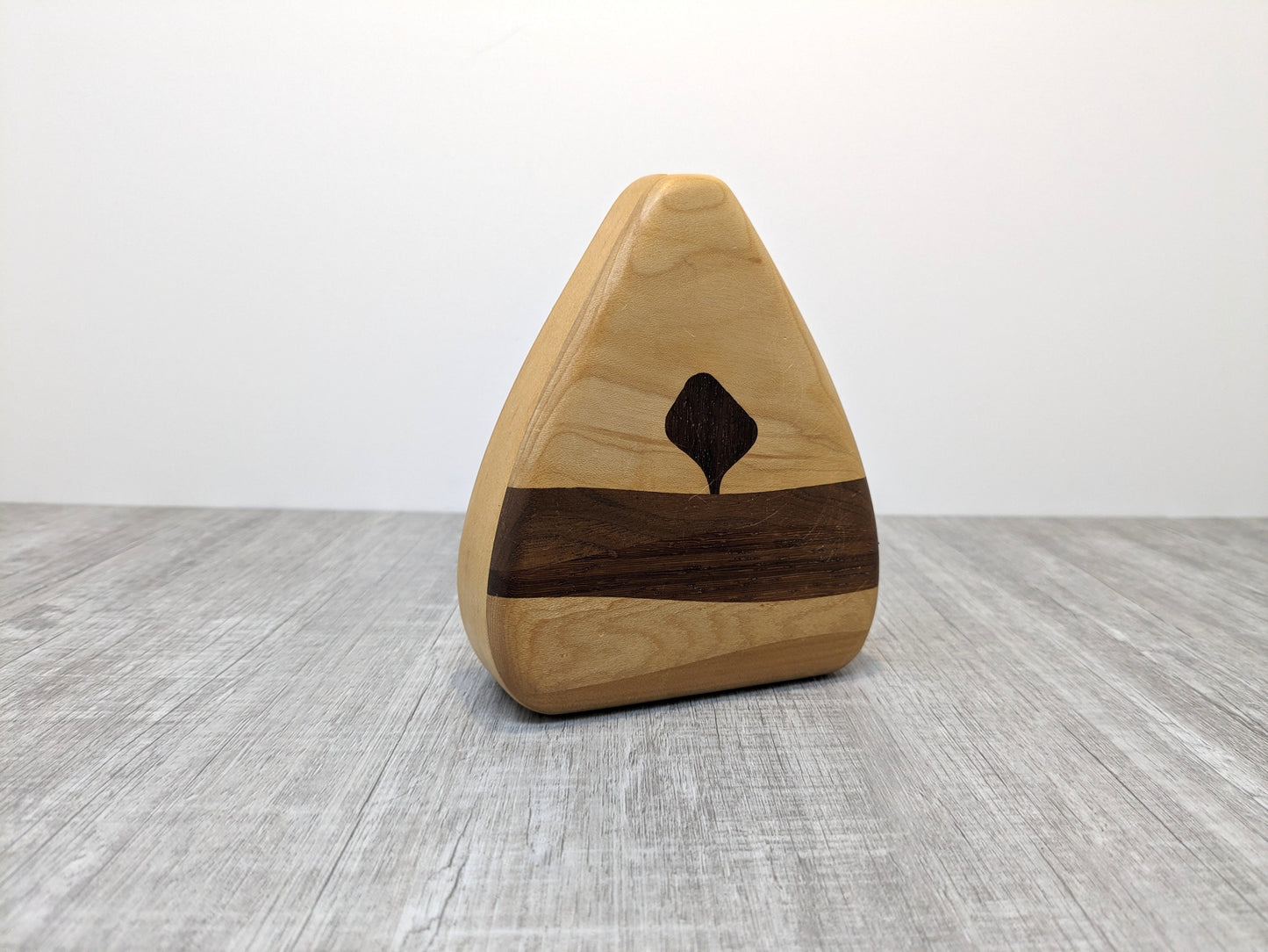 Vintage Domi Wood Vase | Dry Flowers Display Vase | Modern Design | Maple and Walnut