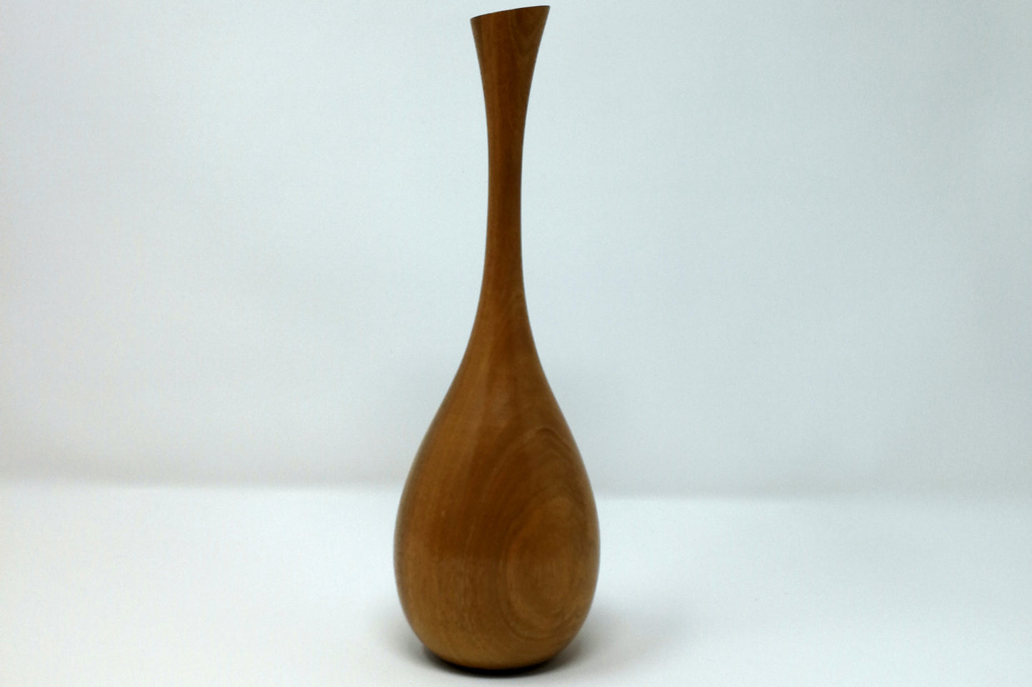 Wood Vase | Hand Turned Fluted Vase