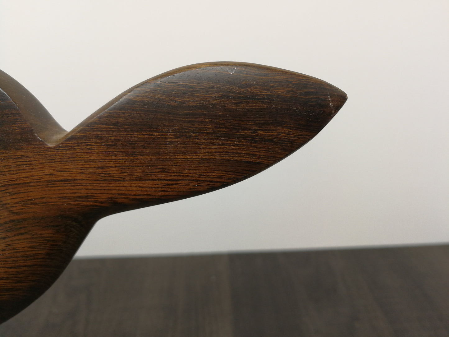 Iron Wood Whale Sculptures | Solid Wood Carved Whale & Calf