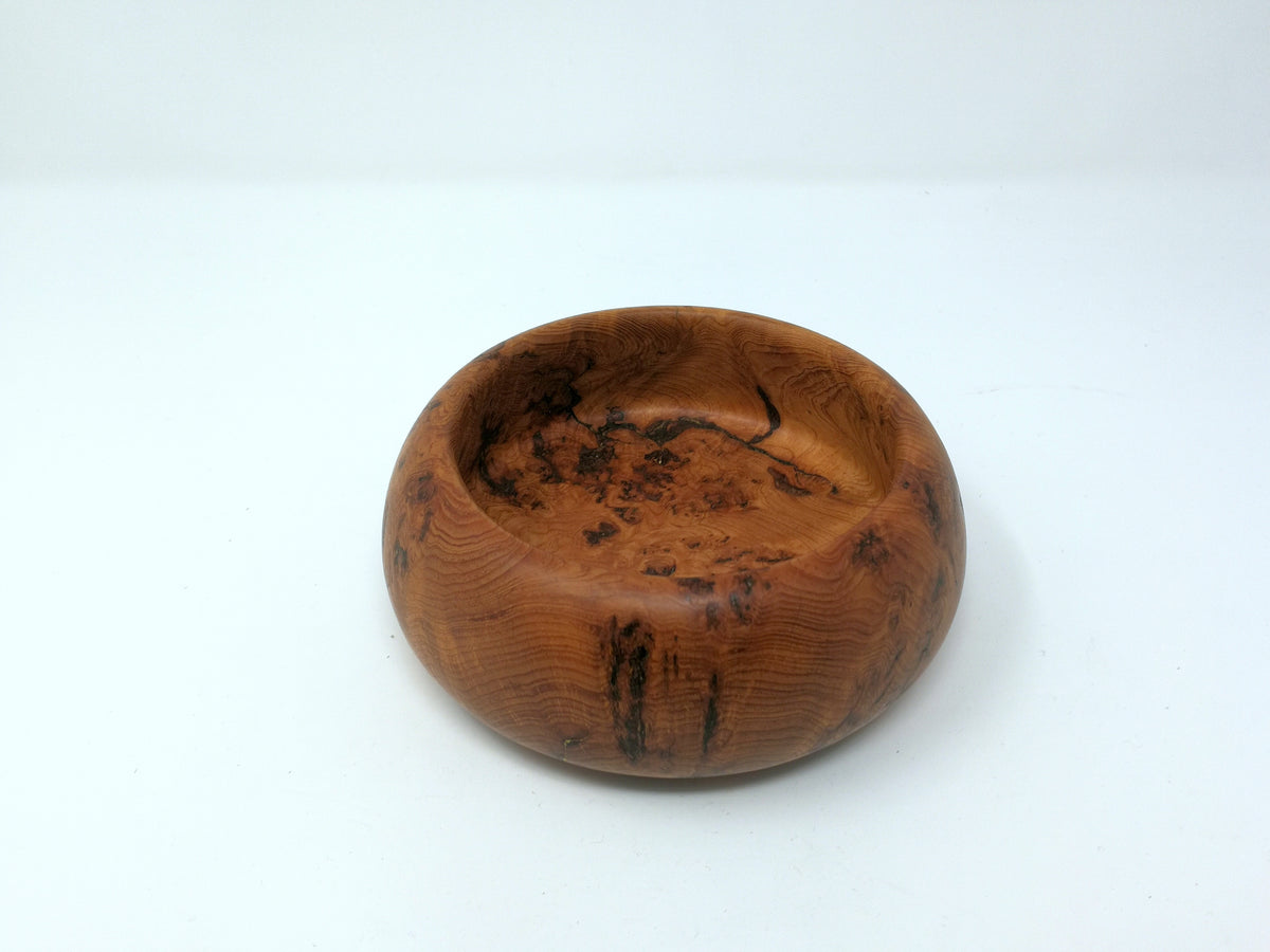 Fir Burl Wood Bowl Woodturning | Ken Broadland &nbsp;Hand Made Bowl | Birds Eye Fir Burl