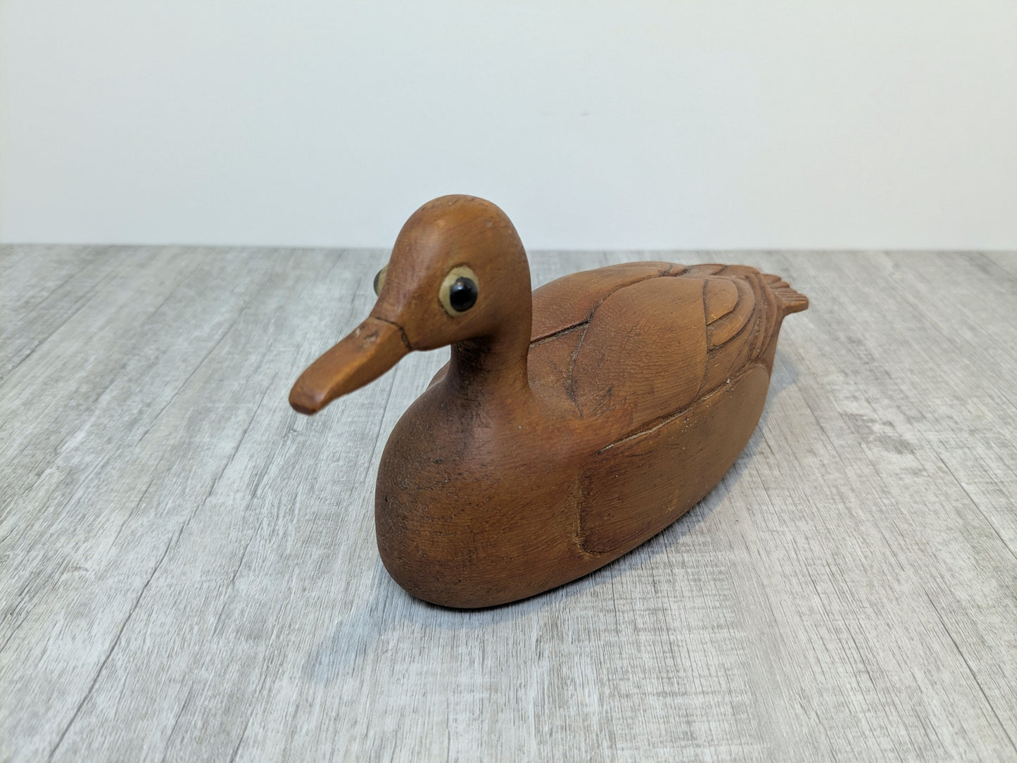 Folk Art pine carving | Wood Duck carving