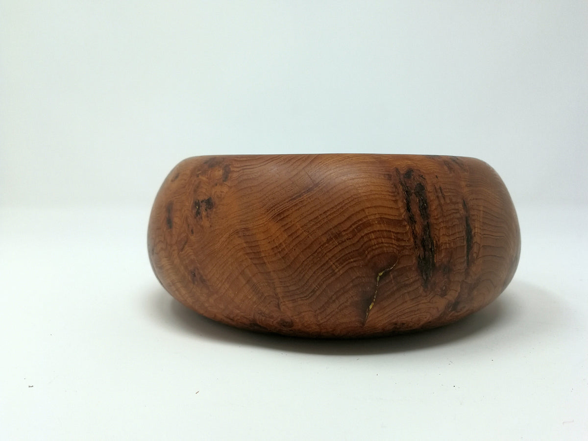 Fir Burl Wood Bowl Woodturning | Ken Broadland &nbsp;Hand Made Bowl | Birds Eye Fir Burl