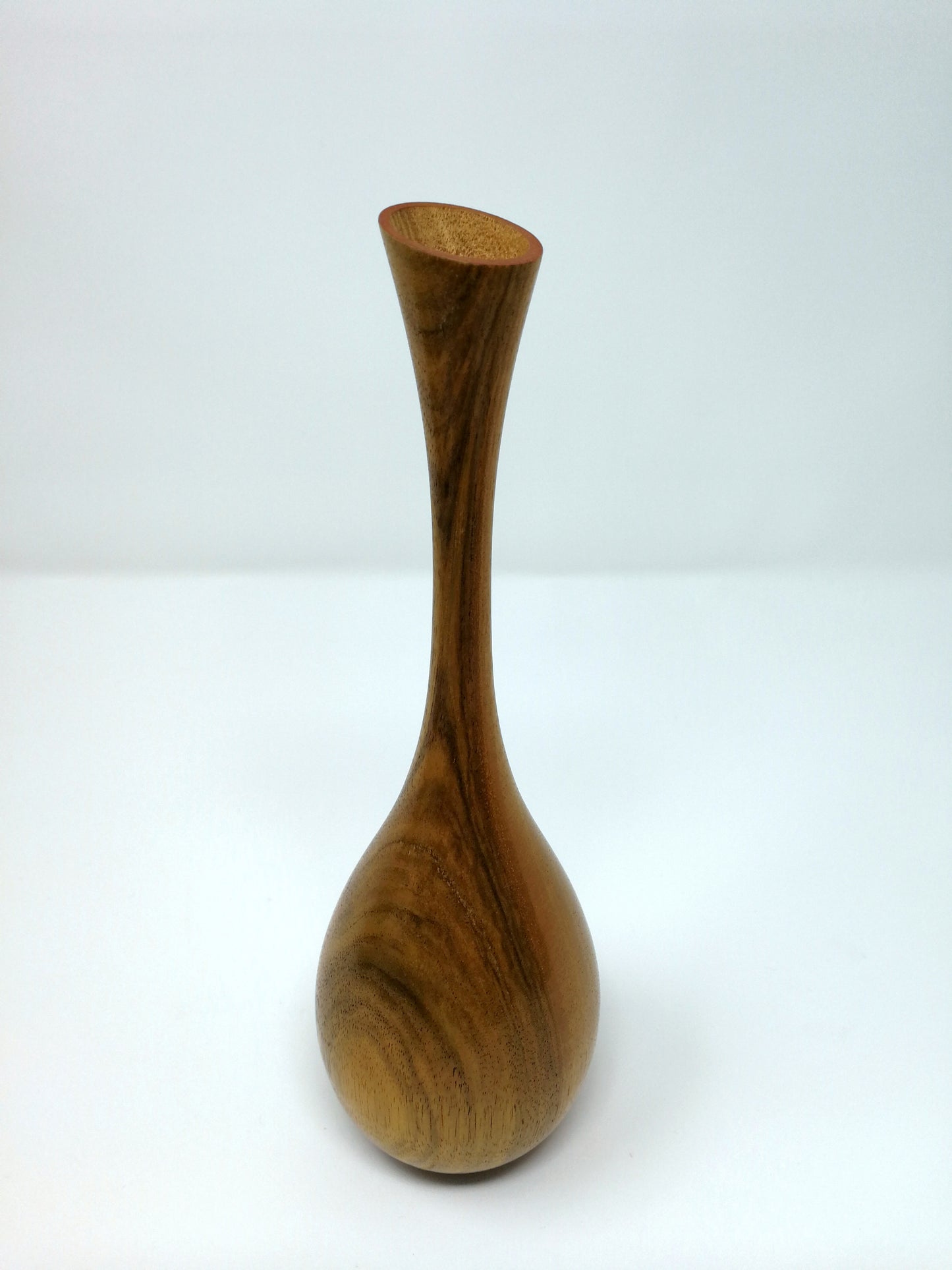 Wood Vase | Hand Turned Fluted Vase