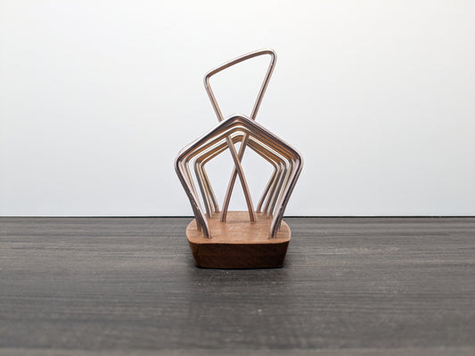Mid Century Teak Toast Rack | Wyncraft Made in England