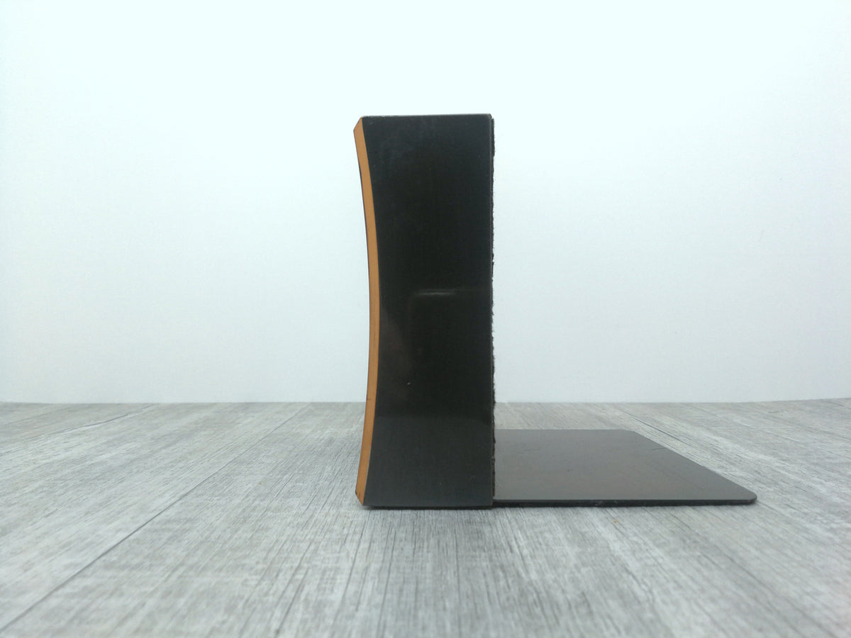 YALE University Metal Concave Bookend | Space Age Design | Own part of Excellence Without the Student Debt
